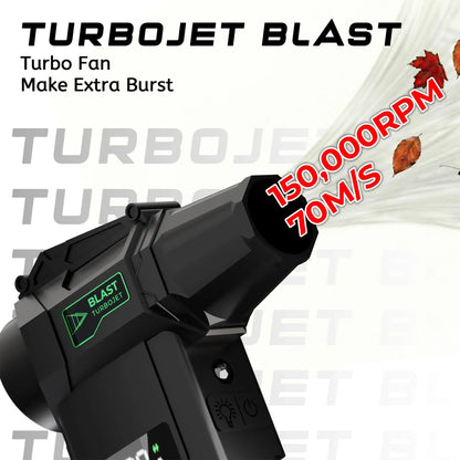 Carlizem TurboJet Blast 150000 RPM India's Most Powerful Air Duster 8000 Mah Cordless Air Blower for Dust Cleaning, Car, PC, Home | Brushless Motor Type-C Rechargeable Mini Portable